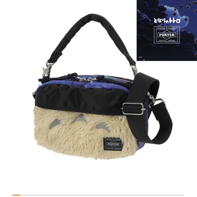 PORTER x TOTORO 2Way Sac Bandoulière Marine / Blanc Neuf De Japon