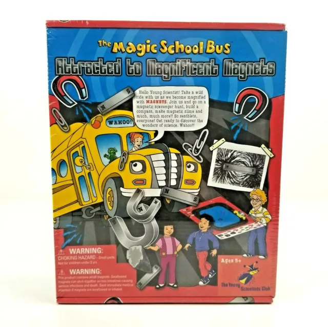 The Magic School Bus Attracted To Magnificent Magnets Science Kit STEM NEW
