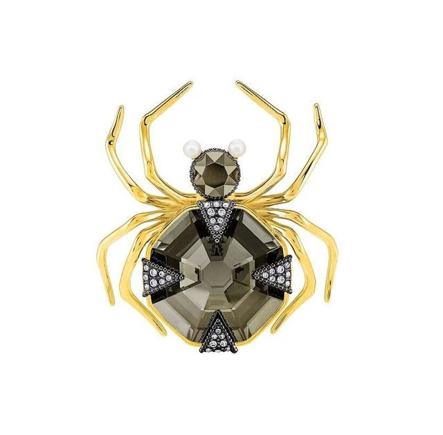 Magnetbrosche Lebensbaum – Gold, Türkis, Grün, Beige, Ca. 5 X 4,8 Cm, Für Schal, Poncho & Kleidung