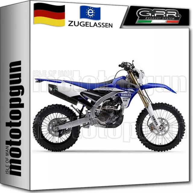 Gpr Auspuff Abe Furore Schwarz Yamaha Wr 250 F 2001 01 2002 02 2003 03 2004 04