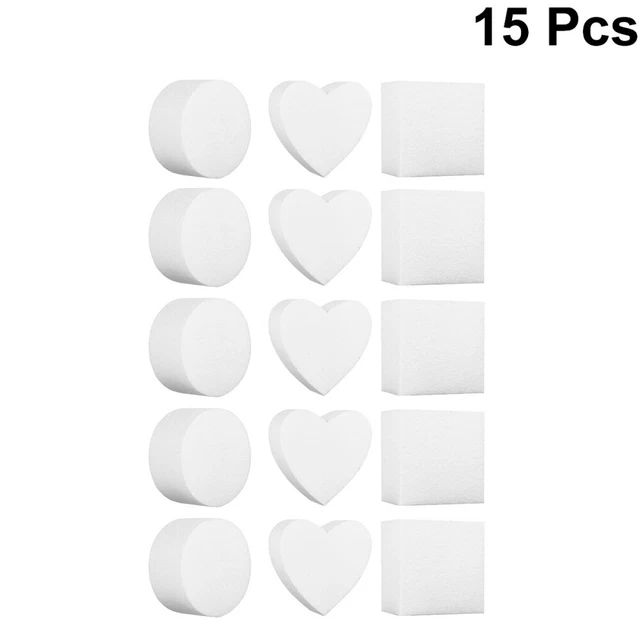 Coni Di Schiuma Polistirolo Holibanna - 12 Pezzi Da 15 Cm, Per Decorazioni Natalizie E Artigianato - Foto 2