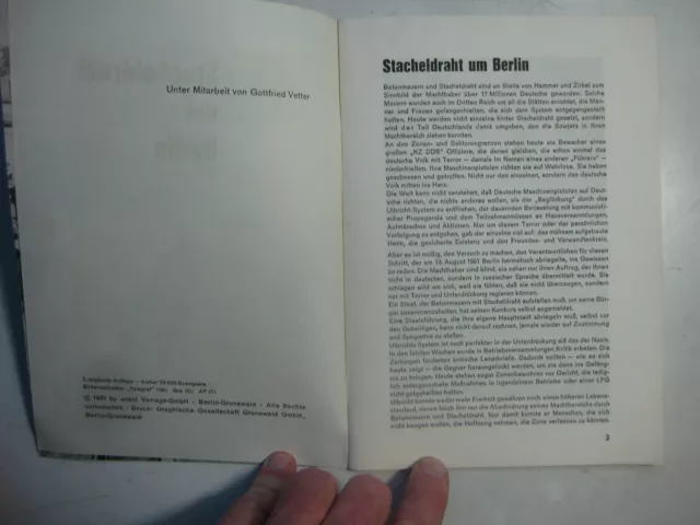 Berliner Mauer Mauerbau Republikflucht SED Stacheldraht um Berlin 13 August 1961 3