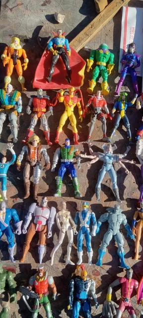 Vintage 1990’s Toy Biz Marvel X-Men Action Figure Lot Of 46 w Some Accessories 3