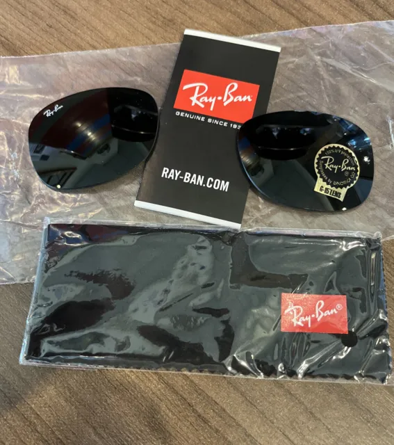 New Authentic Original Ray-Ban RB4202 ANDY G-15 Green (55MM) Replacement Lenses