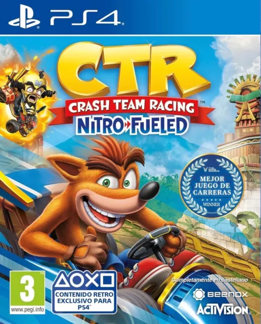 Sony PS4 Playstation 4 Crash Team Racing Nitro-Fueled in OVP - NEU