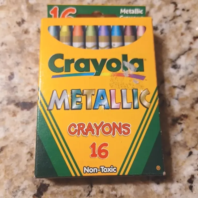 Vintage Crayola Crayons Gel FX Metallic FX Lot of 2 