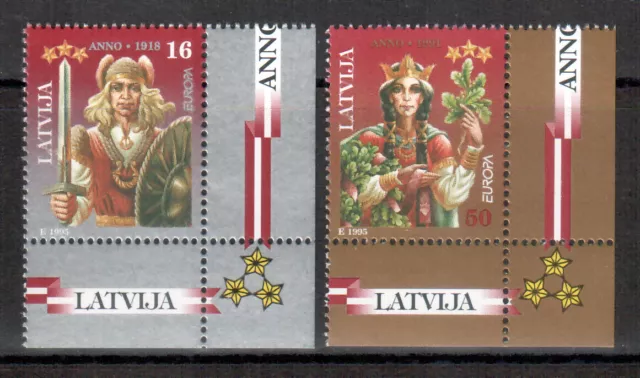 Lettland 1995 EUROPA Satz postfrisch