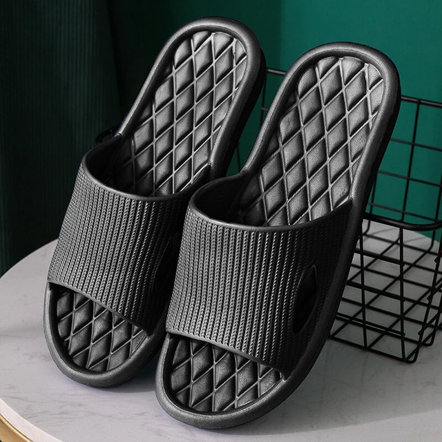 Soft Home Slippers Summer Indoor Sandal Bathroom Slides Flats Casual Beach Shoes