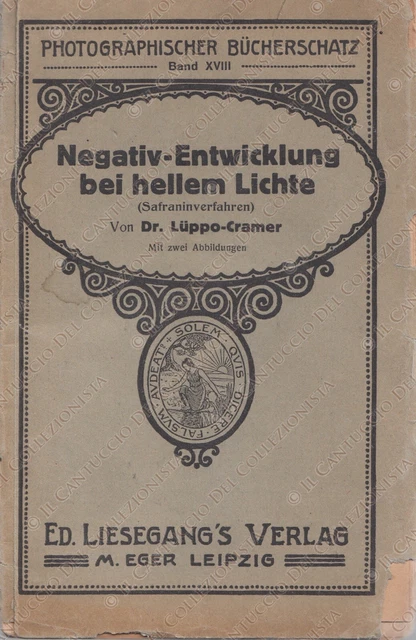 1921 Negativentwicklung bei hellem Lichte Luppo-Cramer Safranin Verfahren