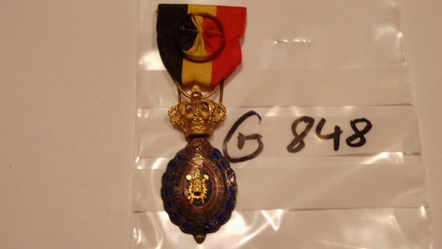 Orden Belgien Verdienstorden für Arbeiter mit Rosette (g848)