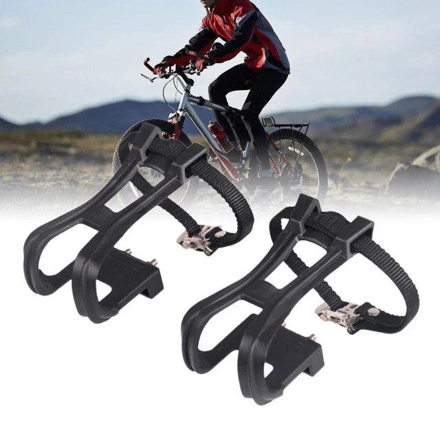 Sangles Pédale Vélo ZDL – Lot De 4, Réglables, Avec Crans – Pour Vélos D'Appartement Et City-Bike