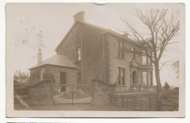 1911 Real Photo Postcard House at 2 Walker Avenue Kilmarnock Scotland by R White