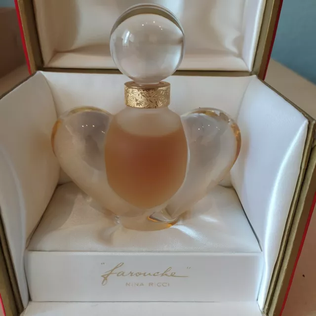 Nina Ricci FAROUCHE Parfum 33 ml signiert limitiert Samtbox  Lalique Rarität TOP