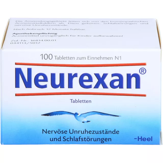 Neurexan Tabletten bei nervösen..., 100 St. Tabletten 4115272