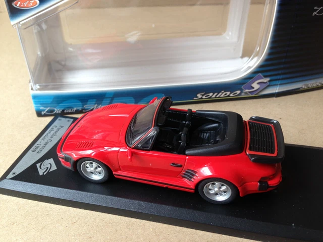 PORSCHE 930 TURBO SLANT NOSE CONVERTIBLE ocre fermé closed soft top 1/18 Revell