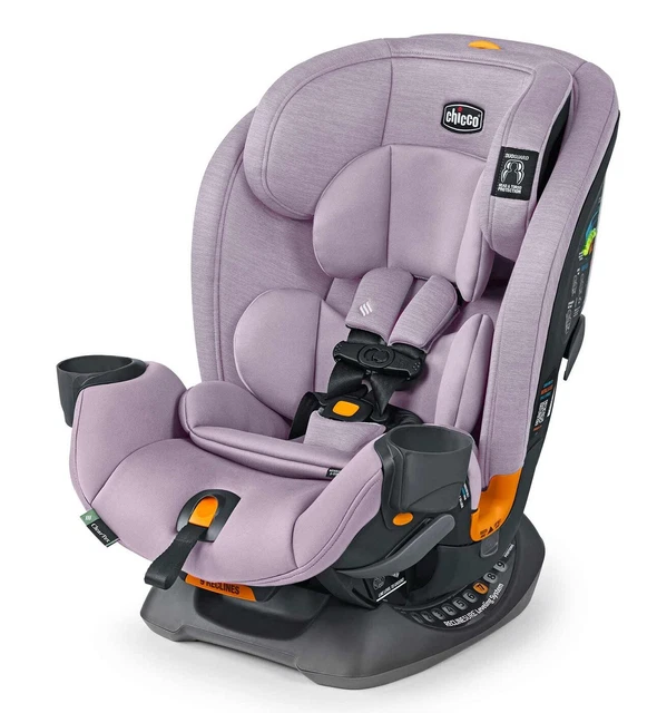 Chicco OneFit ClearTex All-in-One Booster Child Safety Car Seat Lilac NEW