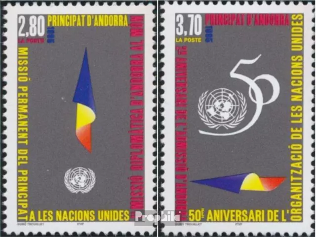 Briefmarken Andorra - Französische Post 1995 Mi 485-486 postfrisch