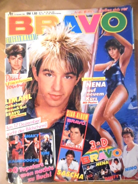 BRAVO 51- 1983 D  Limahl J. Travolta Nino Brooke Shields Ozzy Scialpi Breakdance
