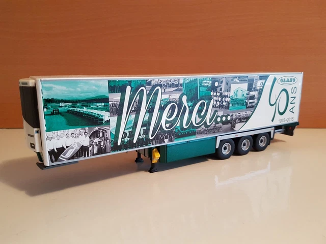 Camion Miniature Eligor 1/43 - Renault T High + Semi Frigo Schmitz
