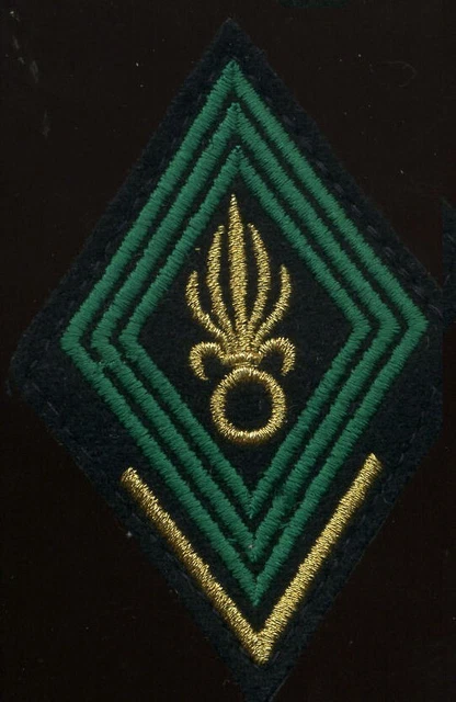 Écusson Militaire LOSANGE DE BRAS Modèle 45 TROUPES DE MARINE Ancre