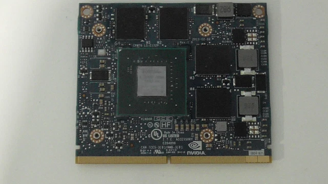 Carte Graphique ATI HS IS 4570 MXM A Pour Pièces - Ne Fonctionne Pas