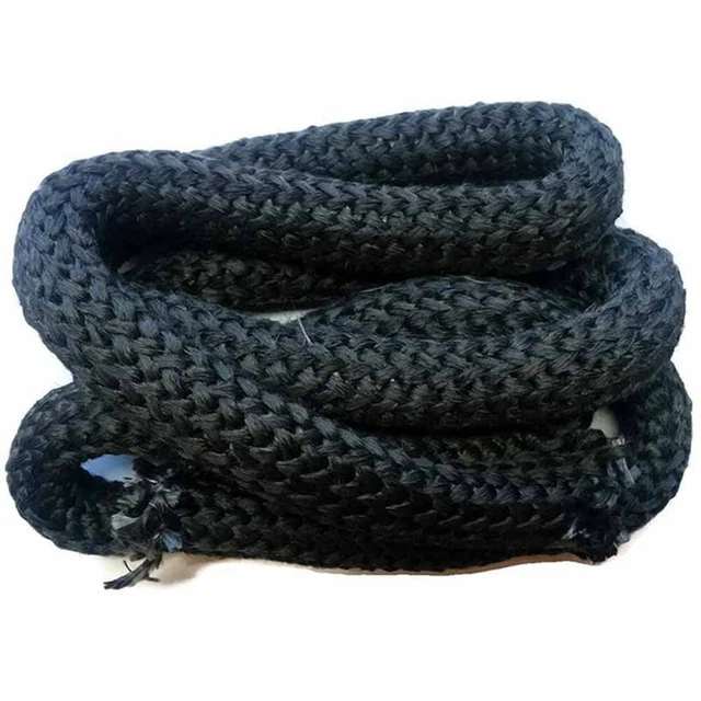 Sello de sellado de cuerda de fibra de vidrio 1 pieza gris oscuro 12 mm 6 mm estufas vigilantes