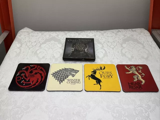 Game of Thrones: House Sigil Coaster Set In Box