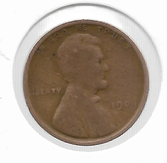 Rare Antique 1909 US Lincoln Wheat Penny Collection Cent Coin 1ST YEAR!! Lot:Z93