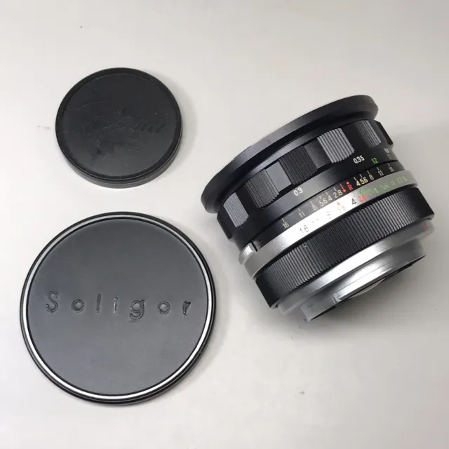 *Near MINT*  Soligor 24mm f2.8 Wide Angle Lens with Leicaflex SL / Leica R Mount
