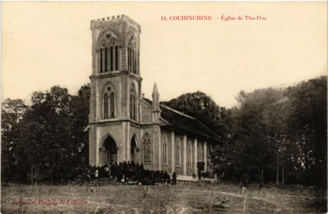 CPA AK INDOCHINA Cochinchine Eglise de Thu-Duc VIETNAM (957137)