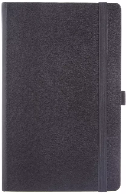 Brunnen Kompagnon School Notebook 12.5 x 19.5 cm, Non-Lined, 20, 96 Pages, Black