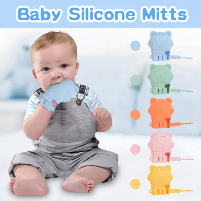 Infant Girls Boys Teething Gel Silicone Safety Baby Teething Toys Molar Stick