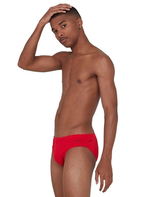 Men in red sales speedos