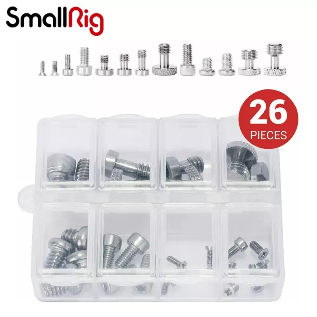 SmallRig Camera Screws Set 26PCS Camera Tool for Cage|Handle| Tripod Accessories