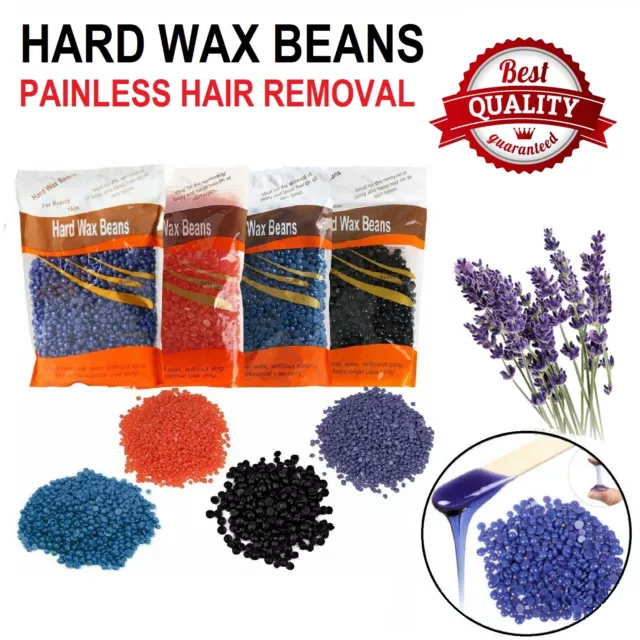 100g Depilatory Hard Wax Beads Beans No Strip Hot Waxing Body Hair Removal Salon