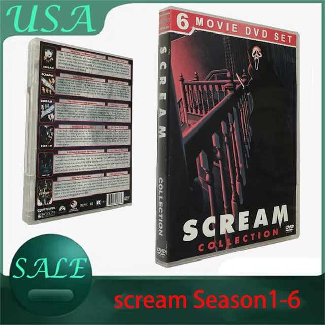 SCREAM 6-Movie Collection 6 Discs DVD Box Set Sealed Free Shipping