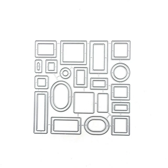 DzIxY Shadow Two Words Happy Birthday Fustelle in metallo per la creazione di biglietti Kit goffratura carta Die Cuts Scrapbook macchina stencil tasche di stoccaggio forniture