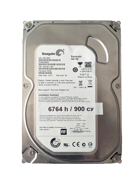 Seagate Technology SEAGATE Barracuda ST500DM002