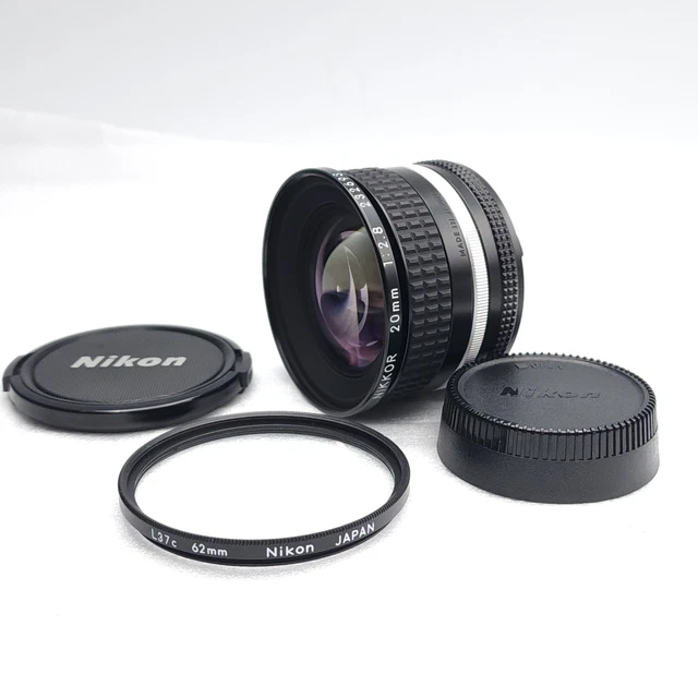 [Near Mint] Nikon Nikkor Ai-s 20mm F/2.8 Wide Angle MF Prime Lens From JAPAN