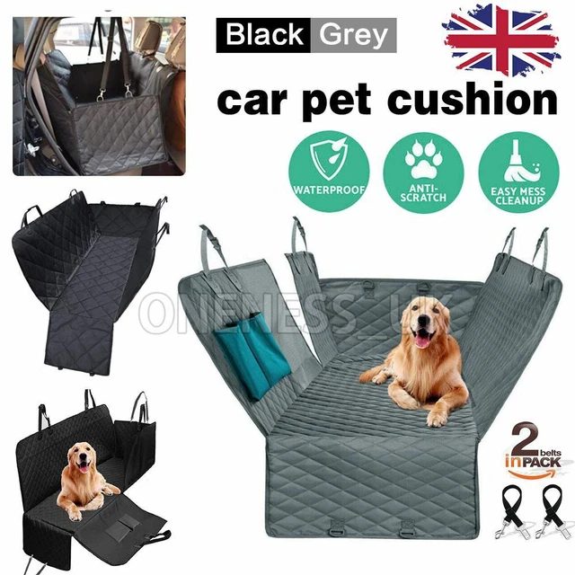 Car Rear Back Seat Cover Pet Dog Cat  Protector Waterproof  Hammock Mat Seatbelt