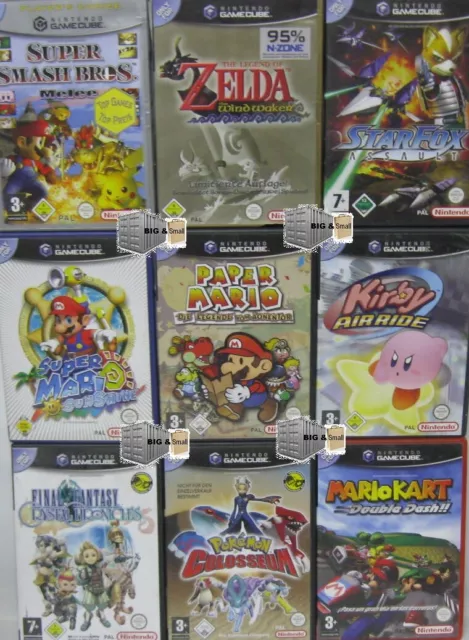 Nintendo Gamecube Spiele - je 1 Spiel auswählen - OVP mit Handbuch guter Zustand