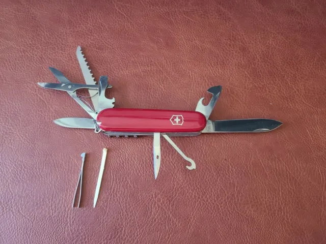 Used Victorinox Huntsman 91mm Swiss Army Knife TSA