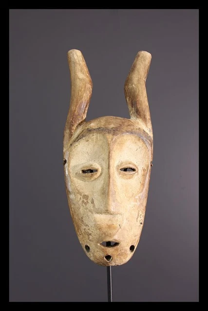 Lega Mask African Tribal Art Africain Arte Africana Afrikanische Kunst **