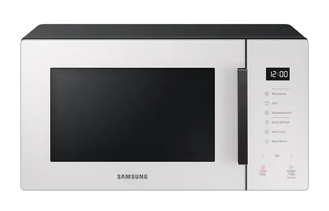Samsung MG23T5018GEET Four Micro-Ondes 800W 23LT Gril 1100W Vapeur Blanc
