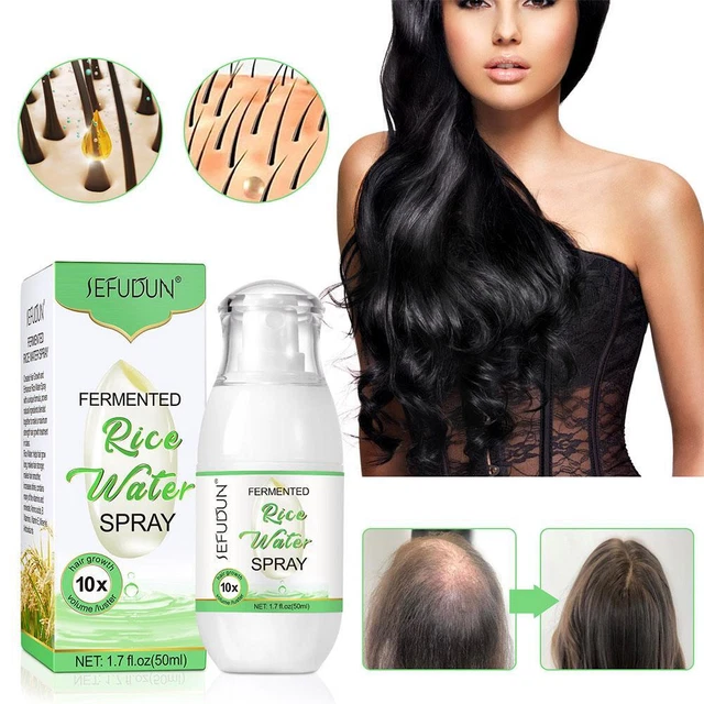 Agua de arroz suero para crecimiento del cabello crecimiento del cabello para mujeres tratamiento de pérdida de cabello'