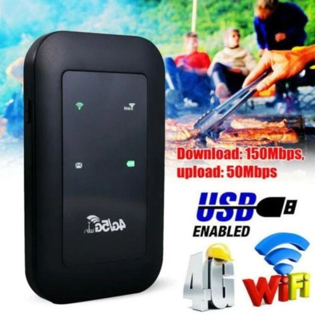 150Mbps 4G-LTE Adaptateur Routeur sans fil MiFi Hotspot Wifi haut débit mobile