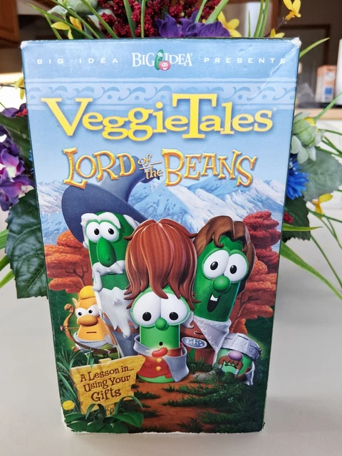 VEGGIETALES: LORD OF the Beans VHS 2005 Late Release Green Tape £13.44 ...
