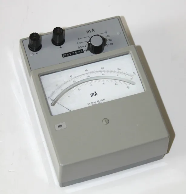 Misuratore amperometro analogico HB (Hartmann e marrone) classe 0,5 testato