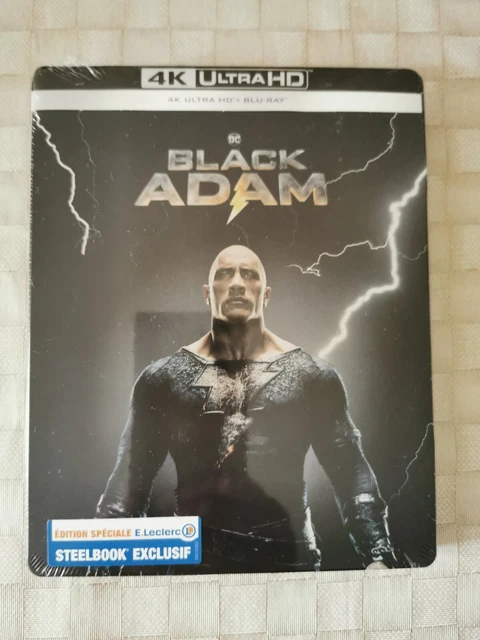 Steelbook Bluray 4K Black Adam. Edition E.leclerc