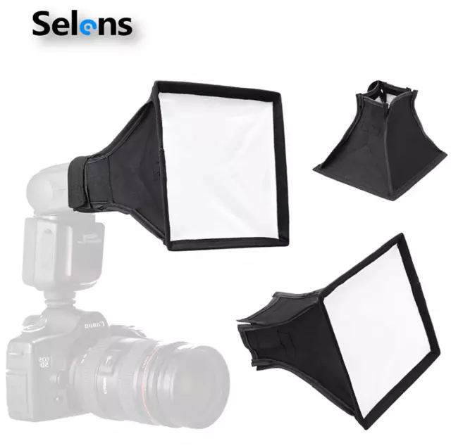 Selens Flash Top Soft Mini Flash Bounce Diffuser Cap for Canon Nikon Speedlite